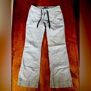 North Face pinstripe cotton pants size 2